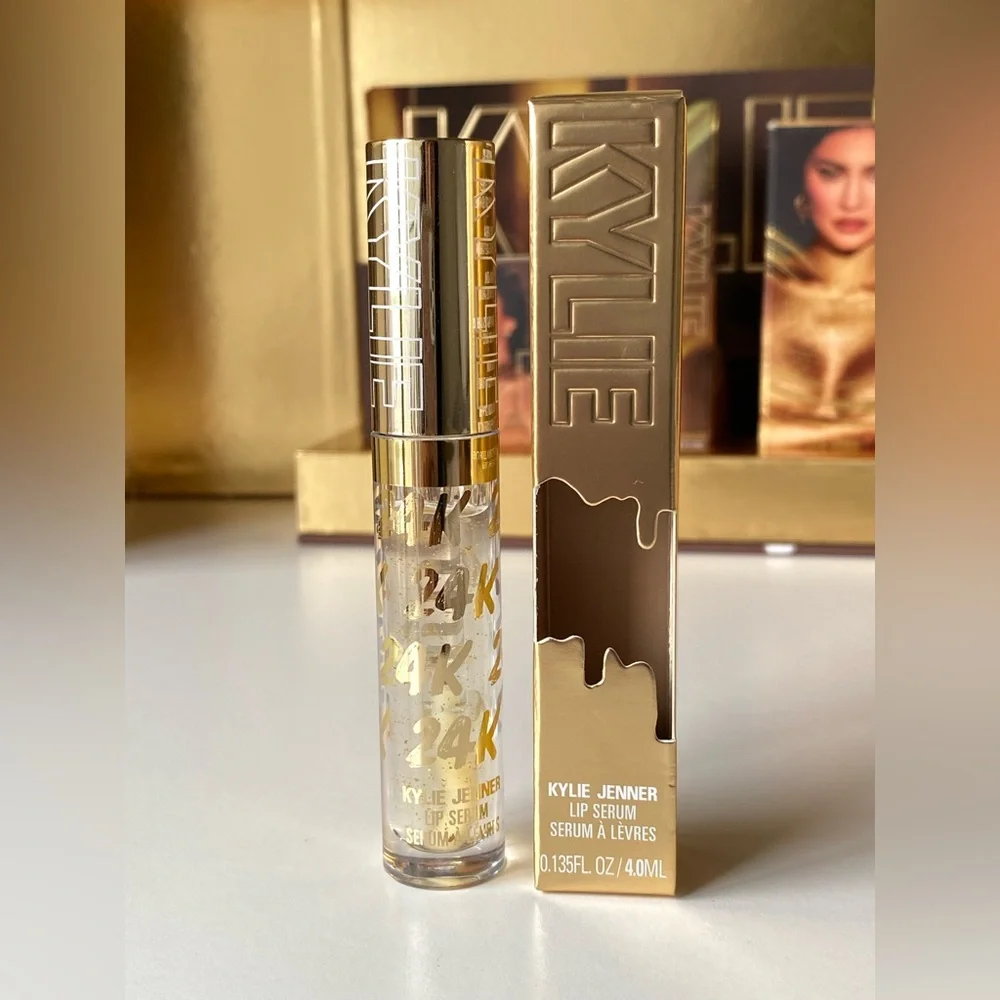 RARE! 24k Golden Birthday Collection Kylie Cosmetics PR Box Eyeshadow Lipstick - Picture 11 of 16
